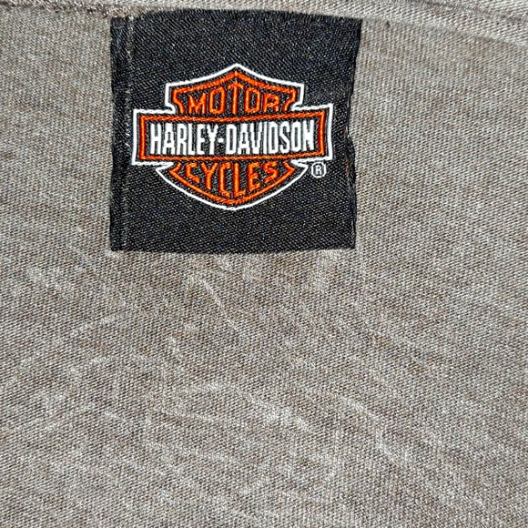 NWOT HARLEY DAVIDSON soft Jersey Short Sleeve Blo… - Picture 4 of 6